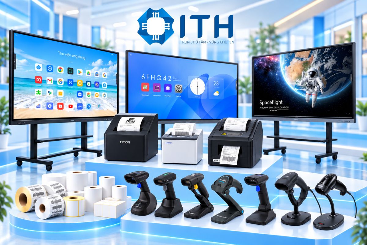 ITH Digital Technology - Đơn vị cung cấp màn hình tương tác và thiết bị mã số mã vạch uy tín