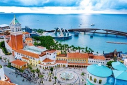 Bật mí một điểm đến “ngập” màu hồng dịp 20/10 tại Thị trấn Hoàng Hôn, Phú Quốc