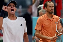 Đỉnh cao tứ kết Thượng Hải Masters: “Truyền nhân Nadal” gặp thử thách lớn, Medvedev bứt tốc