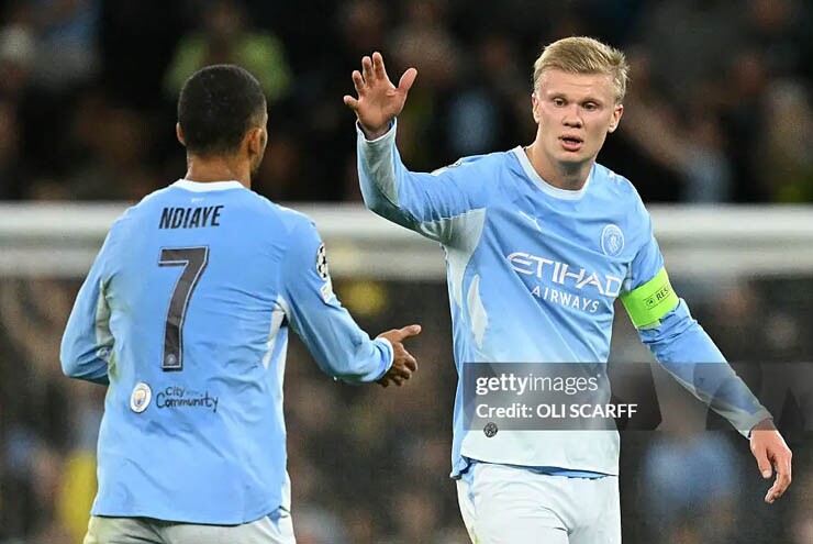 Haaland trở thành điểm sáng hiếm hoi của Man City
