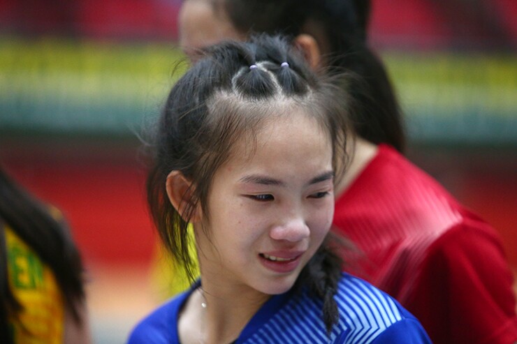 Dù mới 14 tuổi và là libero nhỏ tuổi nhất giải đấu, Hoài Ân đã để lại nhiều dấu ấn trong màu áo XMLS Thanh Hóa. Cô gây ấn tượng nhờ lối chơi máu lửa, tinh thần thi đấu quyết liệt và sự chuyên nghiệp trong từng pha bóng.