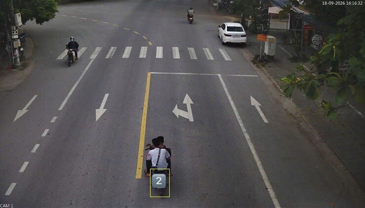 Xe máy bị camera AI ghi nhận vi phạm 10 lần trong một tháng - 2