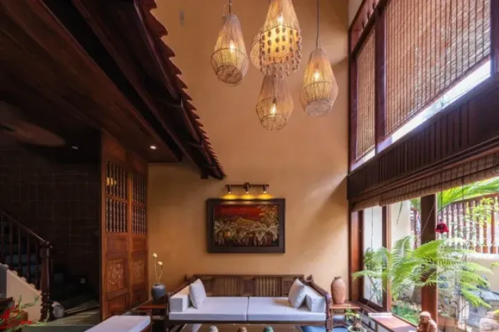 Ngôi nhà 100m² ngoại thành Hà Nội có phòng ngủ như tổ chim
