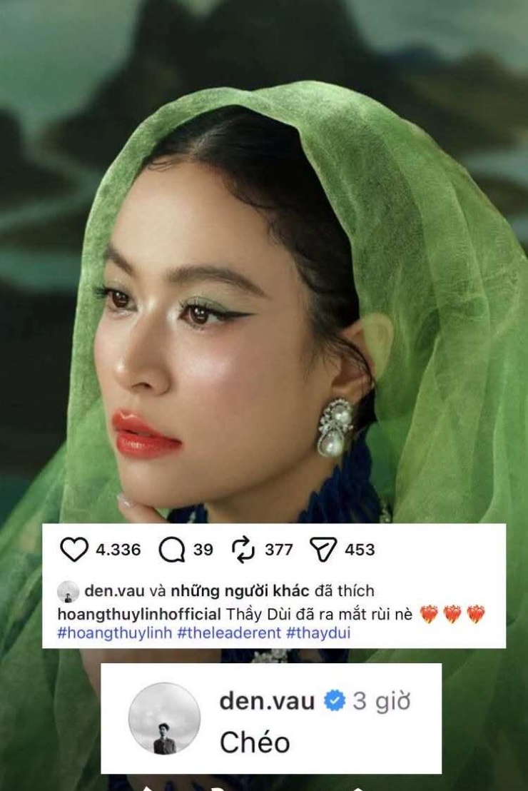 Đen Vâu có động thái liên quan đến Hoàng Thùy Linh khiến fan thích thú - 2