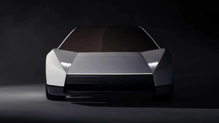 Hình ảnh chính diện của mẫu "xe bay" Tesla Roadster 2.0.