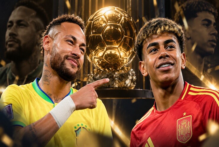 Neymar bình chọn Lamine Yamal giành giải Quả bóng Vàng