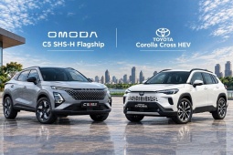 749 triệu đồng mua Omoda C5 hybrid hay thêm hơn 100 triệu đồng lấy Corolla Cross HEV?