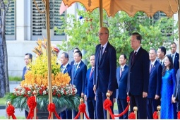 Tổng Bí thư, Chủ tịch nước Tô Lâm chủ trì lễ đón Tổng thống Thụy Sỹ Guy Parmelin