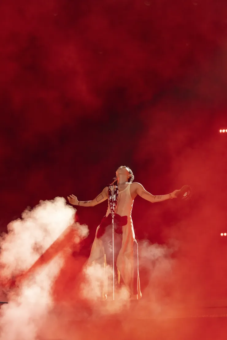 G-Dragon - trưởng nhóm Big Bang - trong concert tại Hưng Yên, hồi tháng 11/2025. Ảnh: Ban tổ chức cung cấp