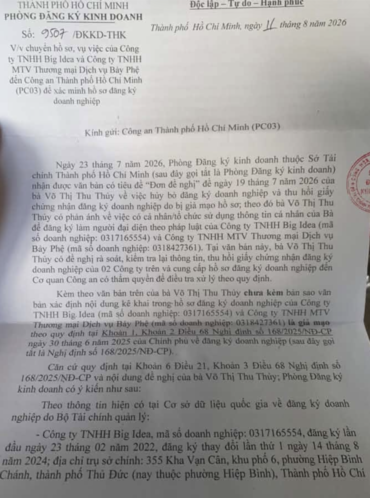 Cơ quan chức năng chuyển đơn của người dân đến công an xử lý theo thẩm quyền. Ảnh: NVCC