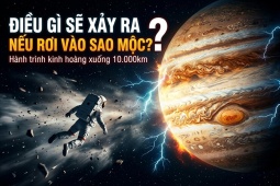 Bạn sẽ thế nào khi rơi xuống Sao Mộc? Hành tinh không có mặt đất đáng sợ ra sao?