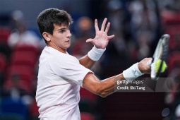 Video tennis Fokina - Jodar: Set 1 chênh lệch (Chung kết Thượng Hải Masters)