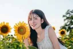 Giới trẻ đổ về săn ảnh ở cánh đồng hoa hướng dương lớn nhất Việt Nam