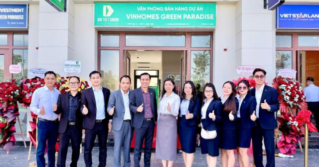 Đất Việt Group khai trương văn phòng bán hàng Vinhomes Green Paradise