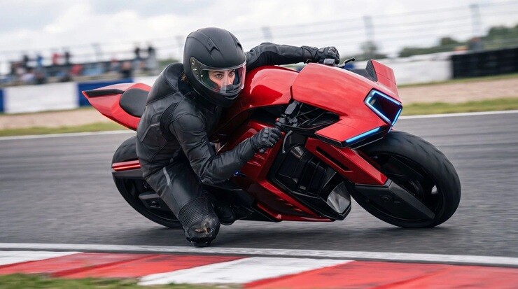 Siêu mô tô điện mới mạnh 326 mã lực, dẫn động hai bánh, đi 200 km/lần sạc - 3