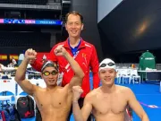 Bơi Việt Nam thống trị đường đua 100m ếch, gặt cả HCV và HCB tại ASIAN Para Games 5
