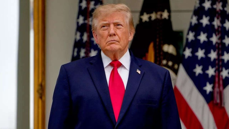Tổng thống Mỹ Trump. Ảnh AP
