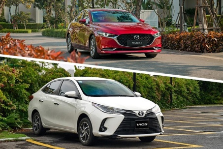 Mazda 3 và Toyota Vios: Chọn sedan phù hợp tầm giá 500 - 600 triệu đồng