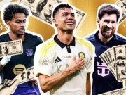 225 triệu bảng - Ronaldo kiếm thu nhập gấp đôi Messi