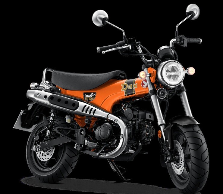 Honda Dax 125 "bỏng mắt" với màu cam mới rực rỡ - 2