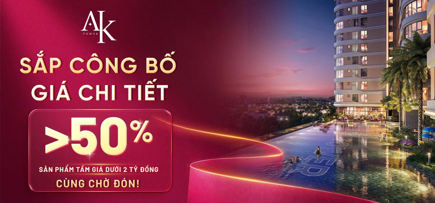 Hơn 50% sản phẩm có mức giá dưới 2 tỷ đồng A&K Tower gây ấn tượng với tiêu chuẩn bàn giao và 39 tiện ích nội khu chất lượng cao