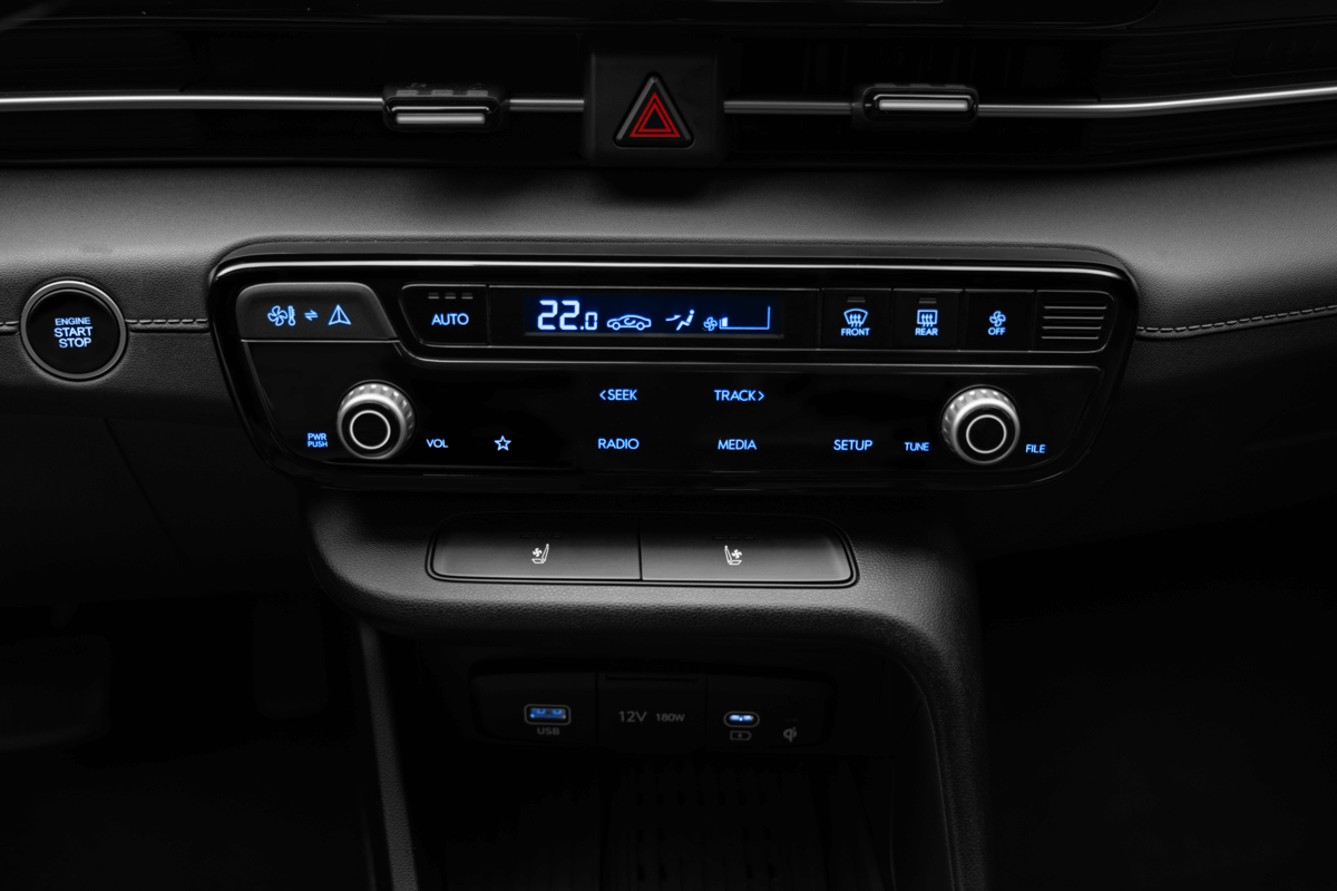 Một phần nội thất mẫu Hyundai Accent mới.
