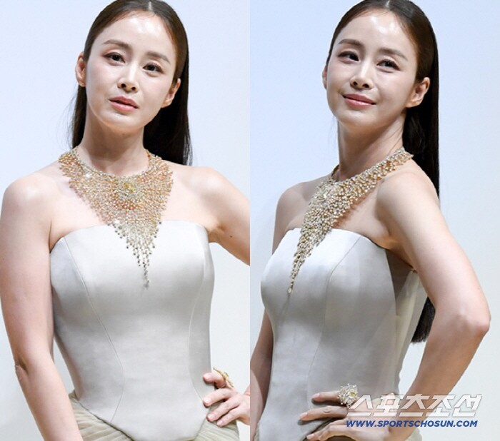 Kim Tae Hee lộ nhược điểm tuổi tác vì váy bó - 4