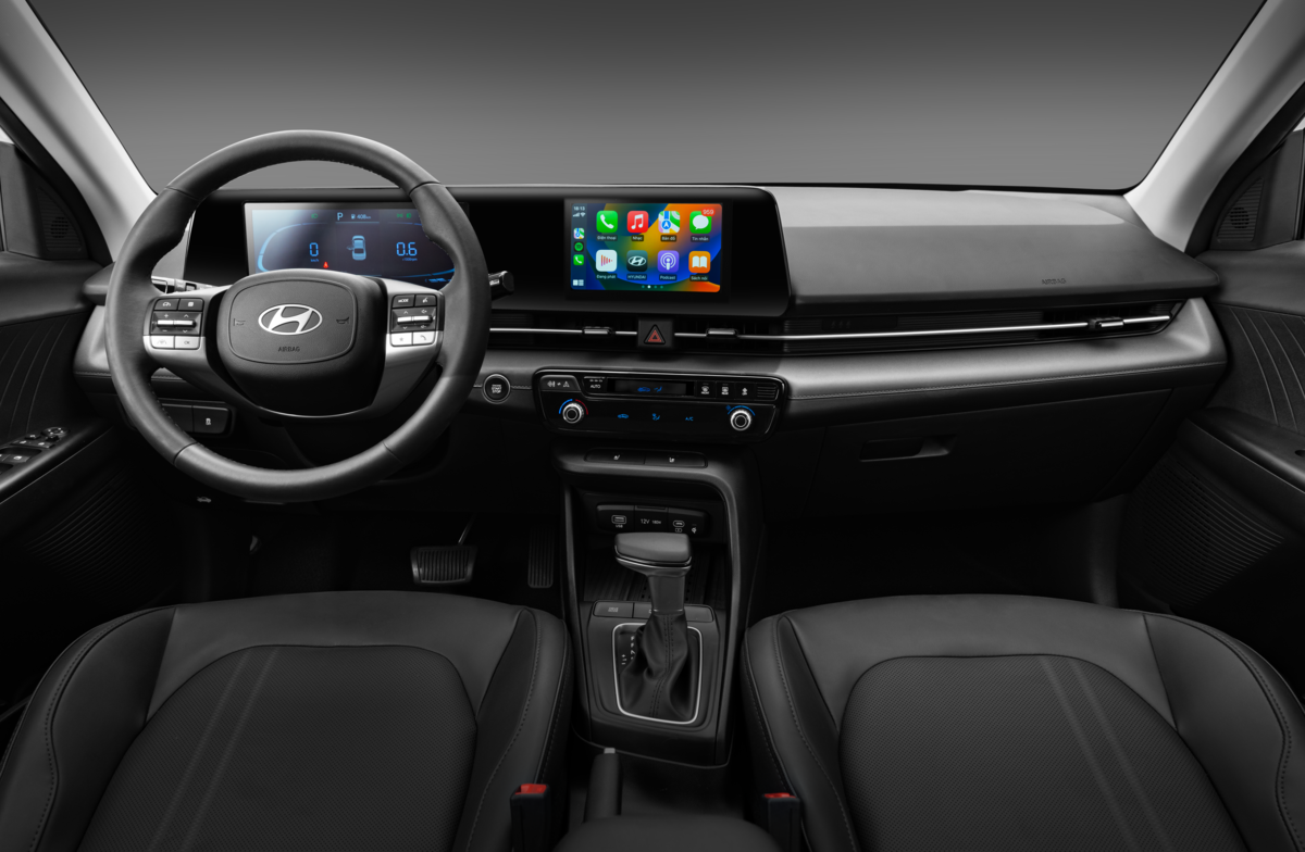 Một phần nội thất mẫu Hyundai Accent mới.