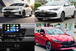 Bộ ba sedan giá rẻ Toyota Vios, Mazda 2 và Honda City có lợi thế gì?