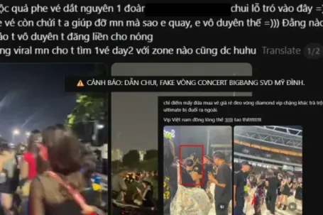 Concert BIGBANG tại Hà Nội: Phát hiện nhiều người đeo vòng  " pha-ke " , phe vé dẫn khách chui