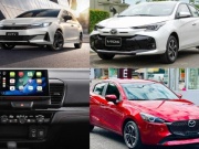 Bộ ba sedan giá rẻ Toyota Vios, Mazda 2 và Honda City có lợi thế gì?