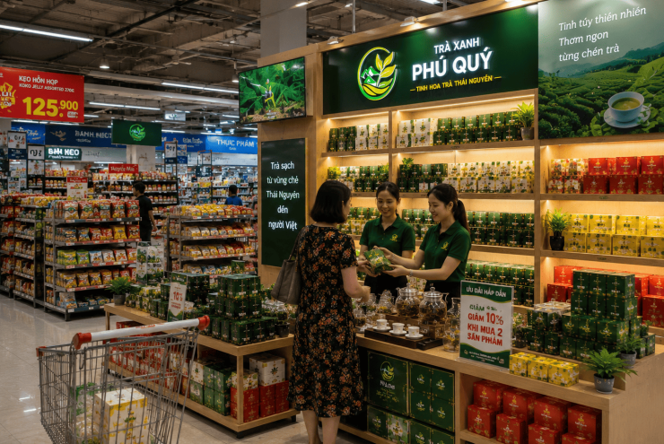 Trà Xanh Phú Quý: Gìn giữ hương vị đặc trưng của trà Thái Nguyên
