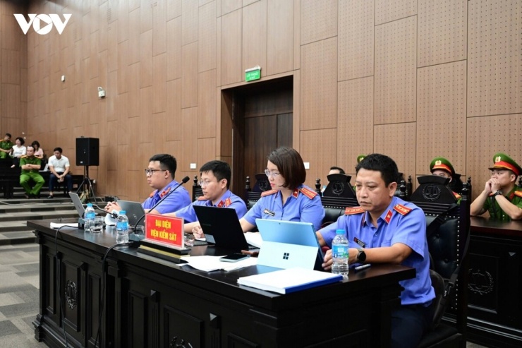 Đại diện Viện kiểm sát tại phiên tòa.