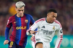 Video bóng đá Barcelona - Real Madrid: Mbappe hóa "gà son" (La Liga)
