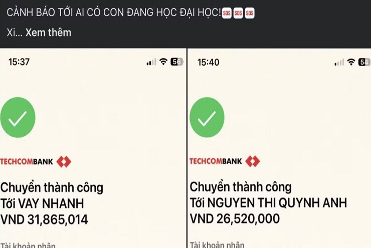 Từ lời mời làm gia sư đến phát sinh khoản nợ hàng chục triệu đồng
