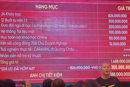 Bán 'khóa học làm giàu' 1,5 tỷ đồng: 'Master Anh Đức' là ai, đang kinh doanh gì?