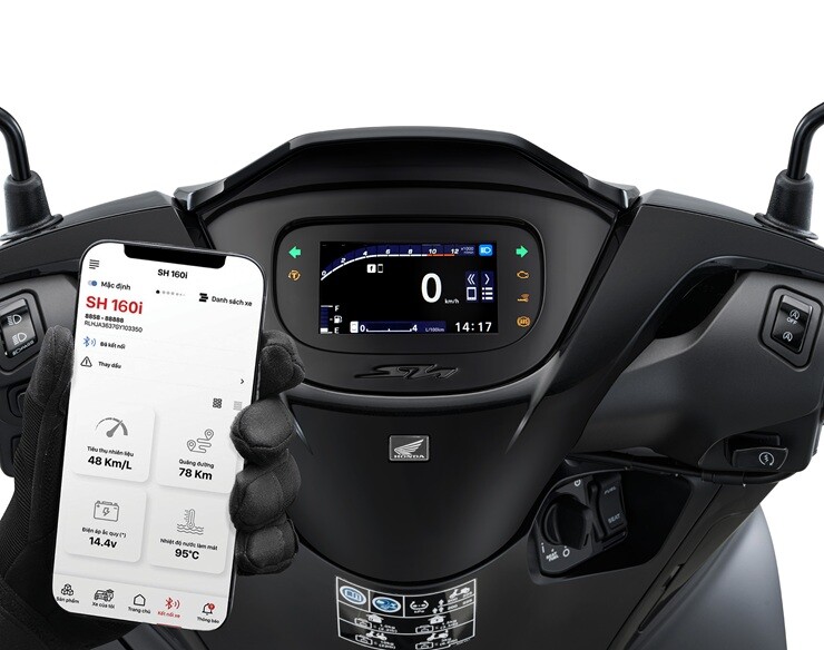 SH160i/125i 2027 có thêm màu đen Aura Black Edition - 3