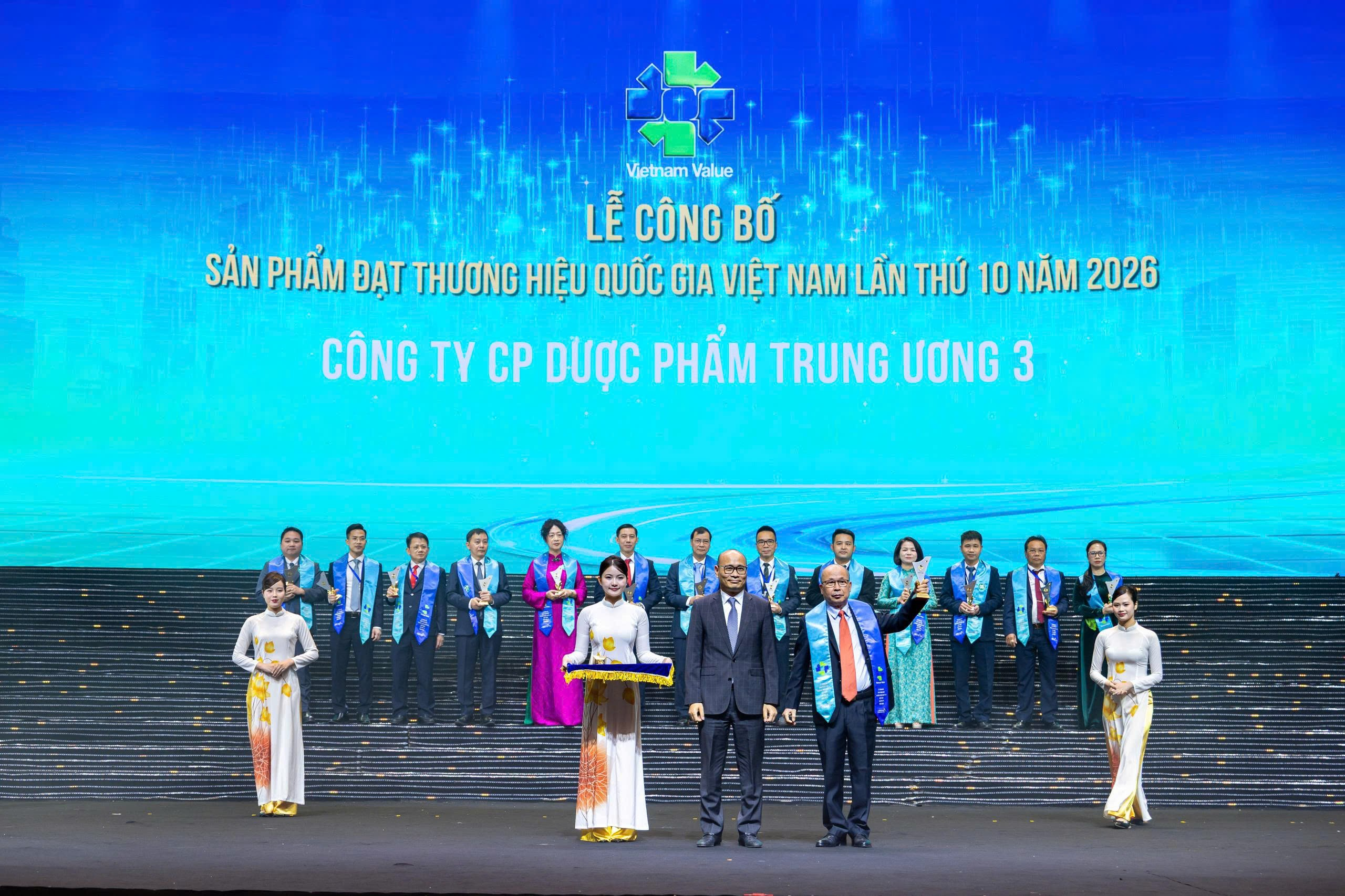 Sâm Nhung Bổ Thận TW3 được công nhận là sản phẩm đạt Thương hiệu Quốc gia Việt Nam năm 2026 (Ảnh: DP3).