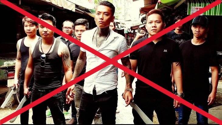 Cảnh trong 1 bộ phim ngắn do nhóm Cọp đen sản xuất. Ảnh: Công an TP Đồng Nai.