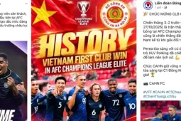 AFC ngợi khen, VFF thưởng lớn Công an Hà Nội FC sau trận thắng lịch sử tại C1 châu Á