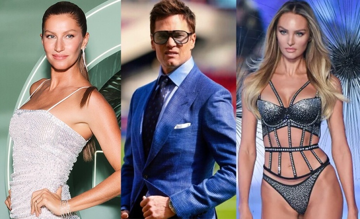 Gisele Bundchen, Tom Brady và Candice Swanepoel. Ảnh: Instagram Gisele Bundchen/Tom Brady/Contribute