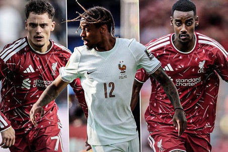 Bộ 3 mới của Liverpool thăng hoa, gợi nhớ Salah - Firmino - Mane