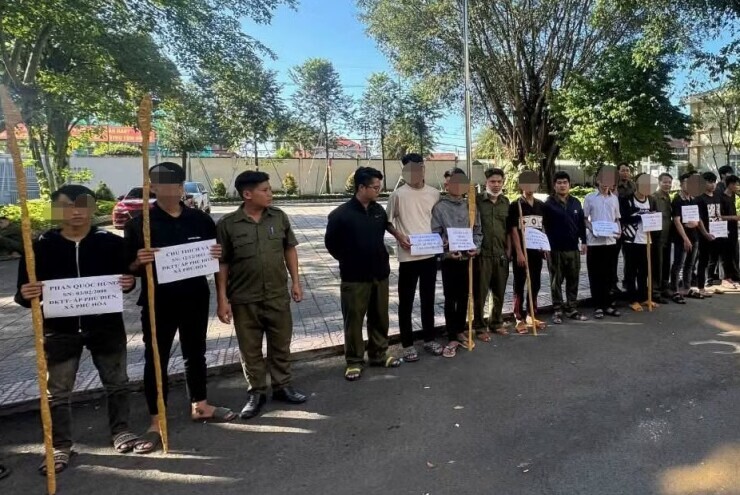 Mang hung khí đi giải quyết mâu thuẫn, 20 đối tượng bị khởi tố