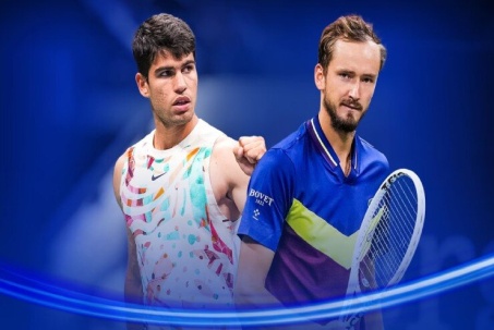 Trực tiếp tennis Medvedev - Alcaraz: "Tiểu Nadal" gặp khó (Vienna Open)